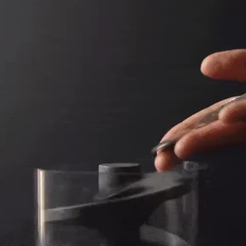 随兴零钱筒 自动分币 疗愈滑币 顺畅取币 - 储蓄罐 - 铝合金 灰色