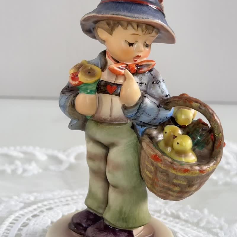 德国顶级瓷偶Hummel收藏中古手工手绘喜姆娃娃/一等品 - 玩偶/公仔 - 瓷 