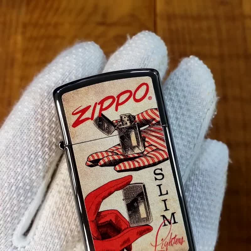 【ZIPPO官方旗舰店】复古海报(窄版)防风打火机 48396 - 其他 - 铜/黄铜 银色