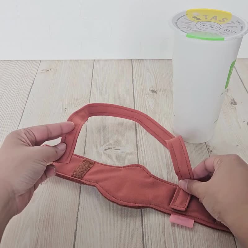 可拆式动物饮料提带- 可爱动物主题 4种动物 隔热杯套 - 随行杯提袋/水壶袋 - 其他人造纤维 多色