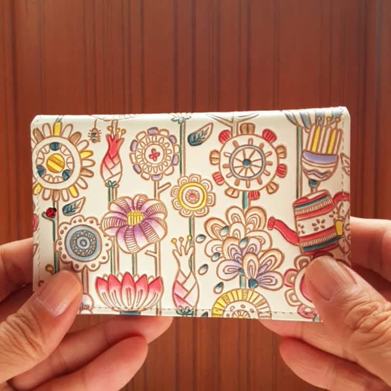 花园 卡片夹 - 证件套/卡套 - 真皮 多色