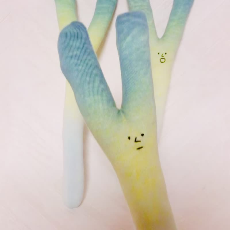 日本韭菜 - 玩偶/公仔 - 棉．麻 绿色