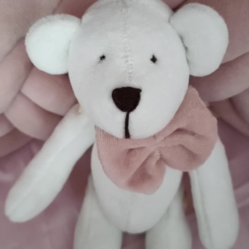 Teddy bear in Tilda style. Bears are made in a professional - 玩具/玩偶 - 棉 白色