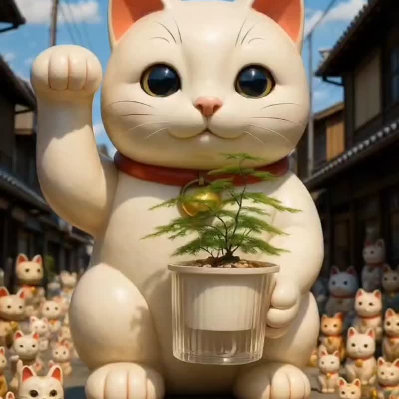 文竹 免浇水盆栽 室内植物 观叶植物  礼物 办公室小物 - 植栽/盆栽 - 植物．花 透明
