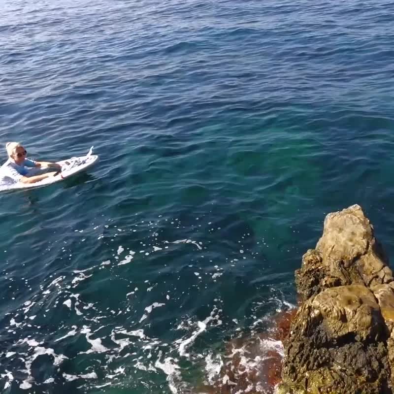SEABIKE水中自行车 专用充气浮板 浮潜 游泳 适用 - 运动/健身用品 - 其他金属 蓝色