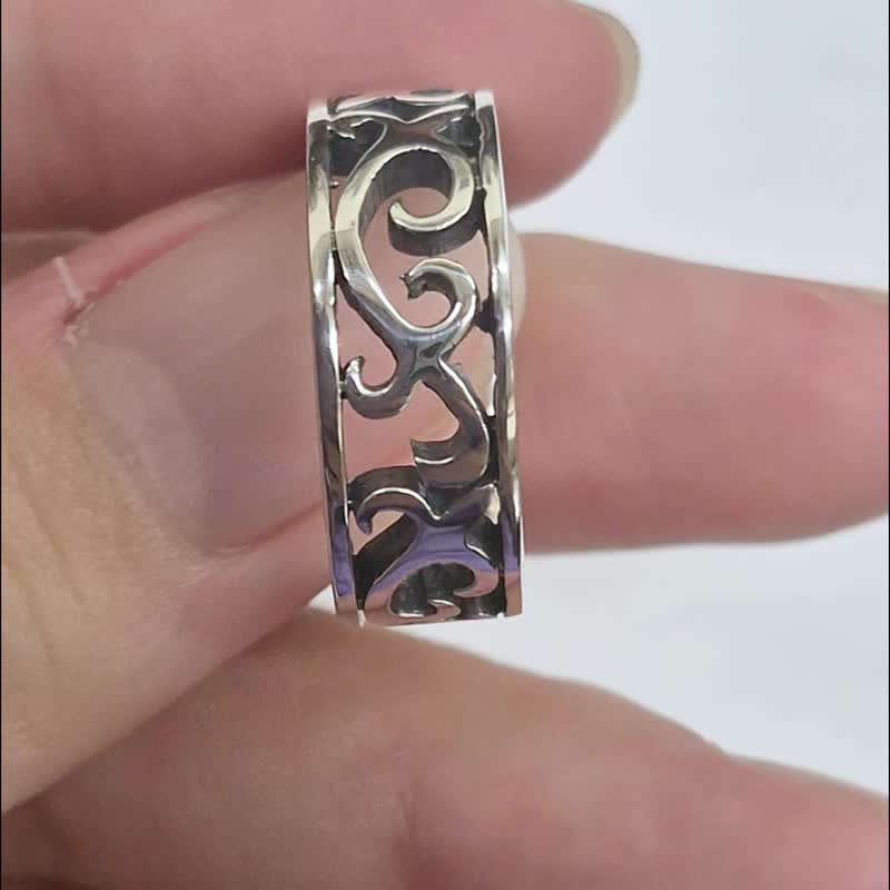 【比法一生】纯银戒指—魔女的条件  纯银 925 手作饰品 - 戒指 - 银 银色