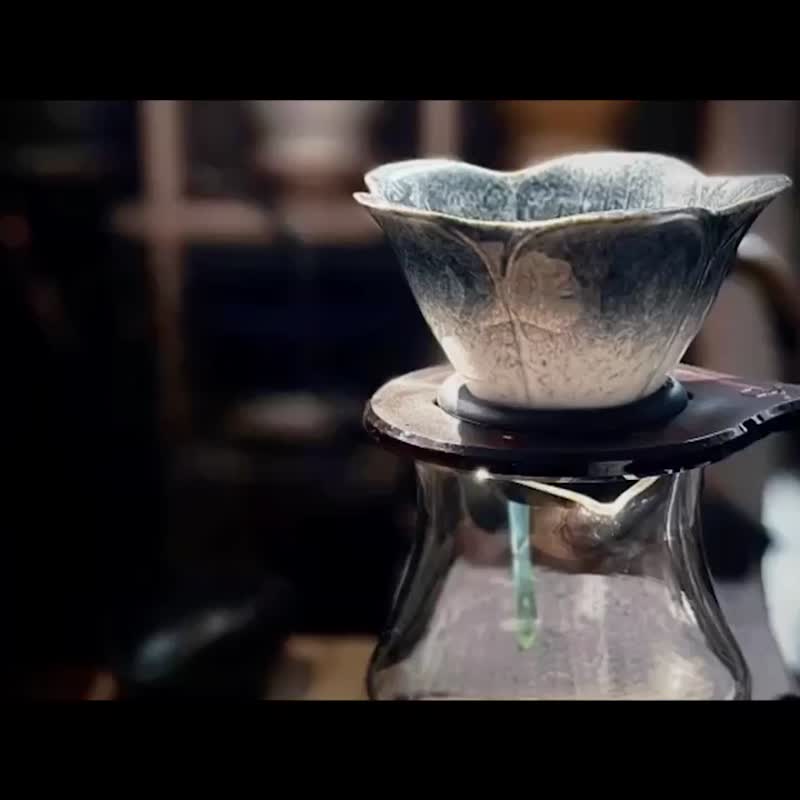 台湾H.U.A.杜鹃手冲咖啡陶瓷滤杯 - 咖啡壶/周边 - 陶 