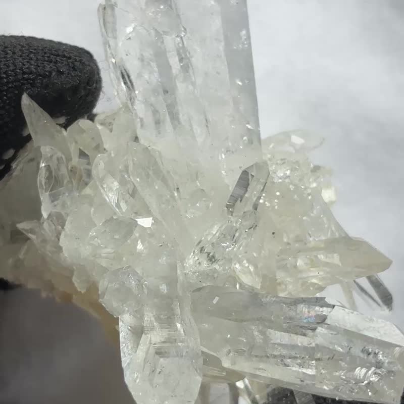 高质 哥伦比亚 利姆利亚 雷姆利亚 白水晶簇 水晶原矿 天然原石 - 摆饰 - 水晶 透明