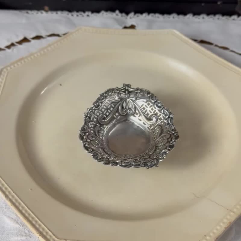 *50958-绝美法国古董小银盘 - 其他 - 银 