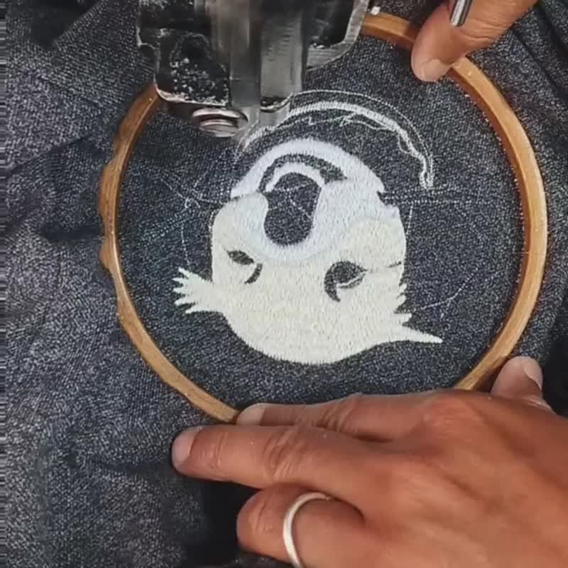 客製化寵物似顏繪刺繡精品質感POLO衫   職人手工推繡・頂級純棉 - 男装上衣/T 恤 - 棉 