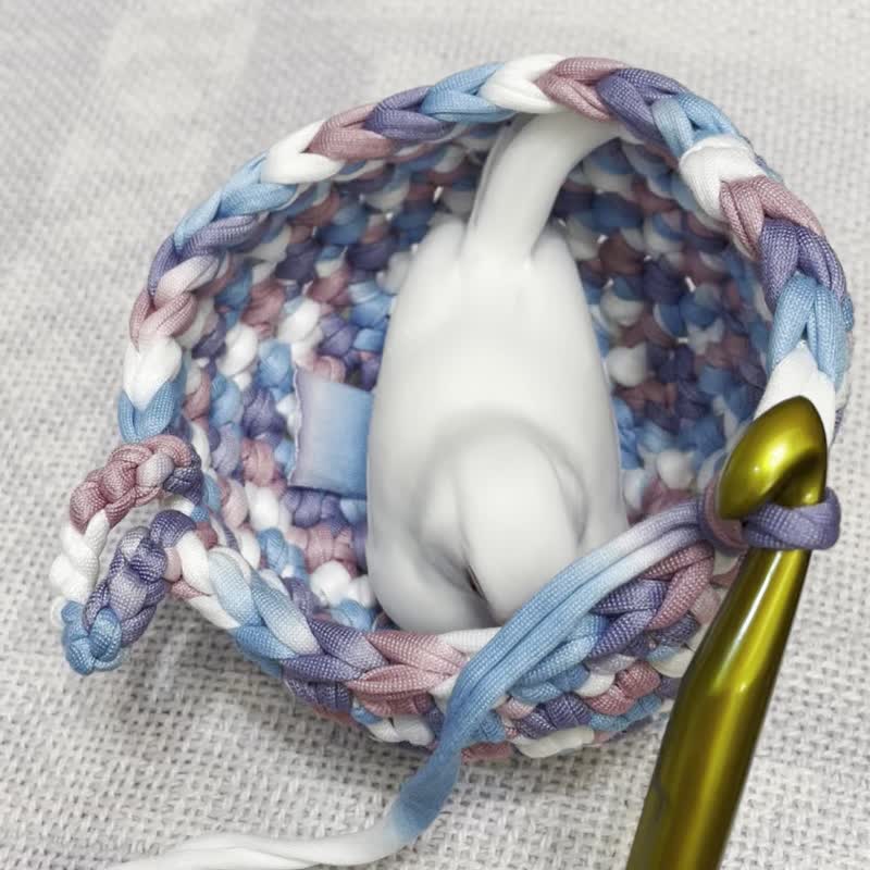 独家贩售 彩色布条线 粉花款 文鸟窝 鸟宝的家 鹦鹉小窝 - 床垫/笼子 - 棉．麻 多色