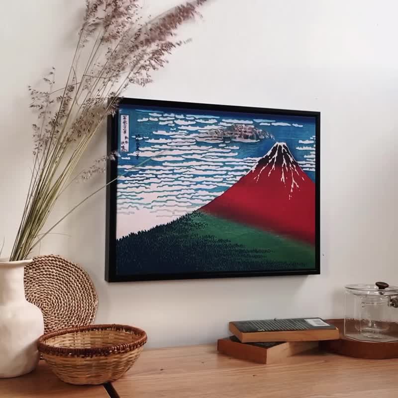 凯风快晴 - 日本文化/居酒屋/日式挂画/富士山/怀旧感/复古 - 海报/装饰画/版画 - 其他材质 多色