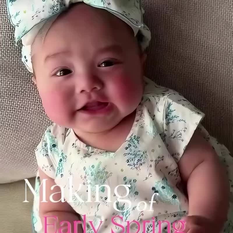 加购用【宝宝发带】有机棉 女宝宝 弥月礼 发饰 日本haruulala - 婴儿帽/发带 - 棉 粉红色