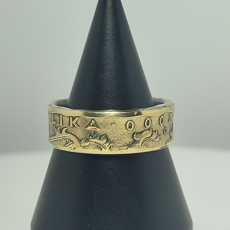 Czech Republic Coin Ring 20 Crowns 1993-2022 coin rings for men coin rings gift - 戒指 - 其他金属 