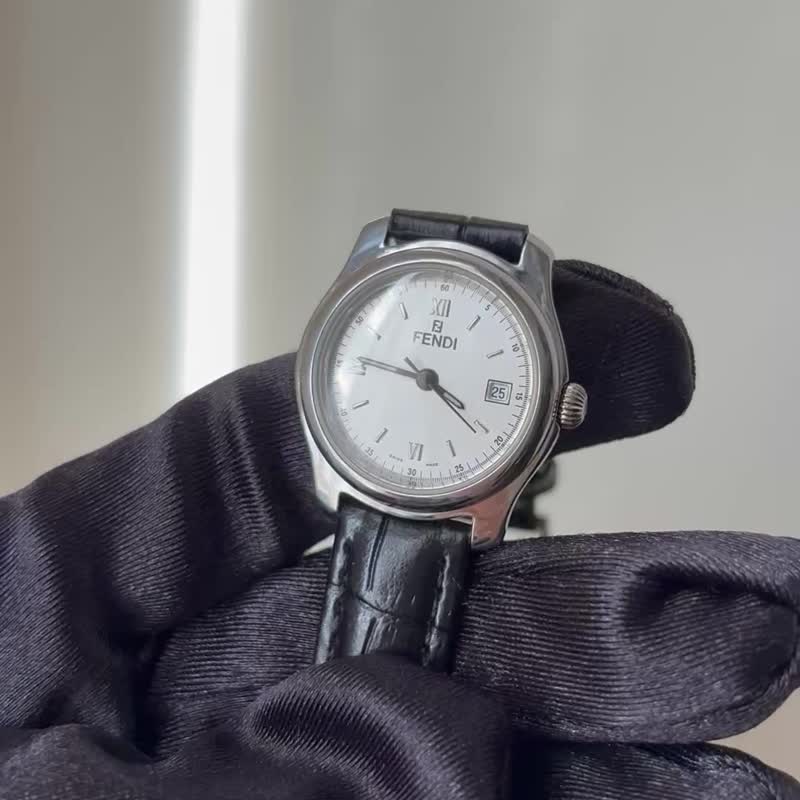 Fendi中古表/复古时钟/时钟/老表/vintage watch/女表 - 女表 - 其他金属 银色