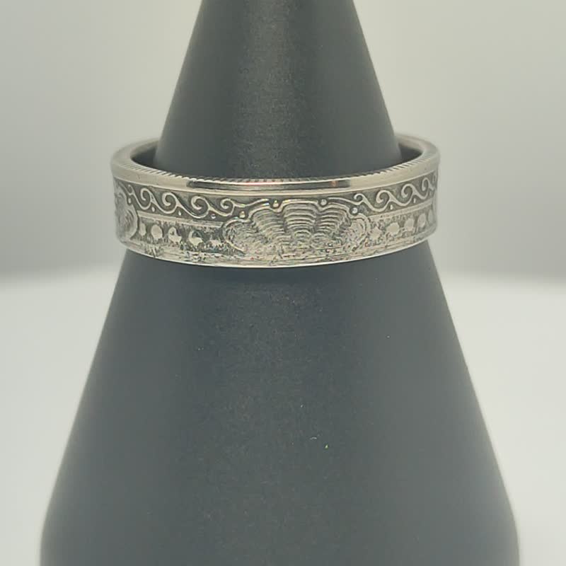Netherlands Antilles Coin Ring 25 cents 1989-2016 dutch coin ring Holland ring - 戒指 - 其他金属 