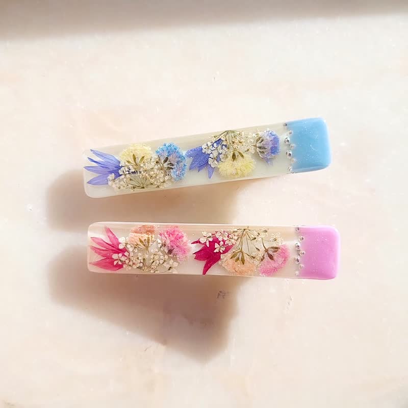 清新花瓣干燥花发夹 - 发饰 - 植物．花 多色