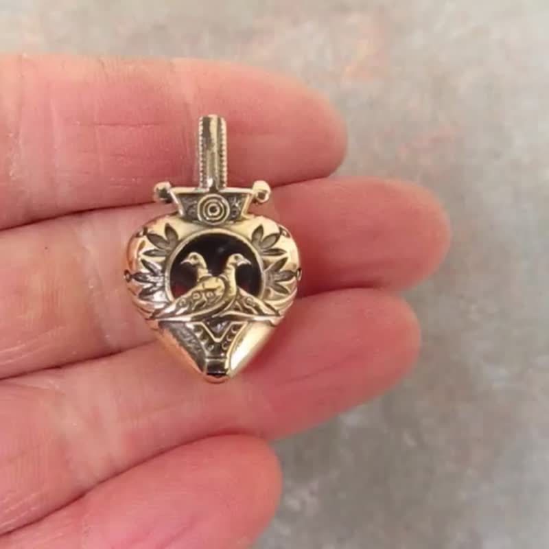 鸟语心声饰品,鸟语心声女性项链,爱恋象征饰品 - 项链 - 铜/黄铜 金色