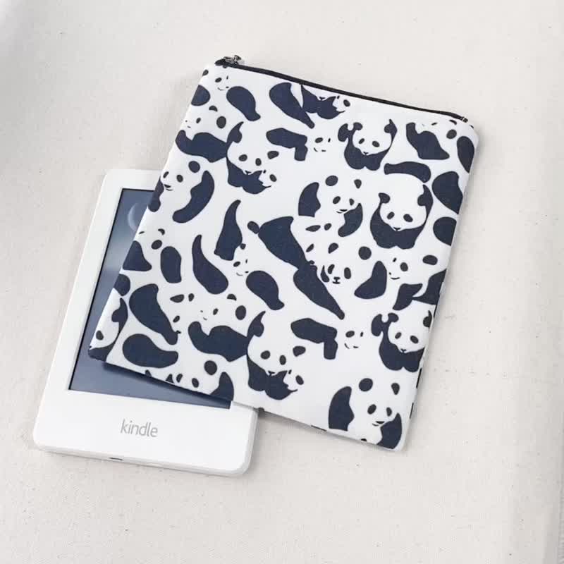 极简风格熊猫客制化电子书kobo colour保护套mooink阅读器 平板包 - 平板/电脑保护壳 - 棉．麻 黑色