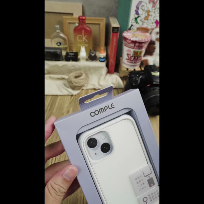 MagSafe 感应式卡槽防摔壳_帽帽熊来了 For iPhone - 手机壳/手机套 - 硅胶 白色