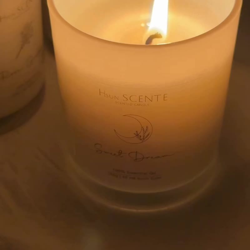 今晚好好眠 Sweet Dream-天然精油香氛蜡烛 薰衣草助眠 毕业礼物 - 蜡烛/烛台 - 玻璃 