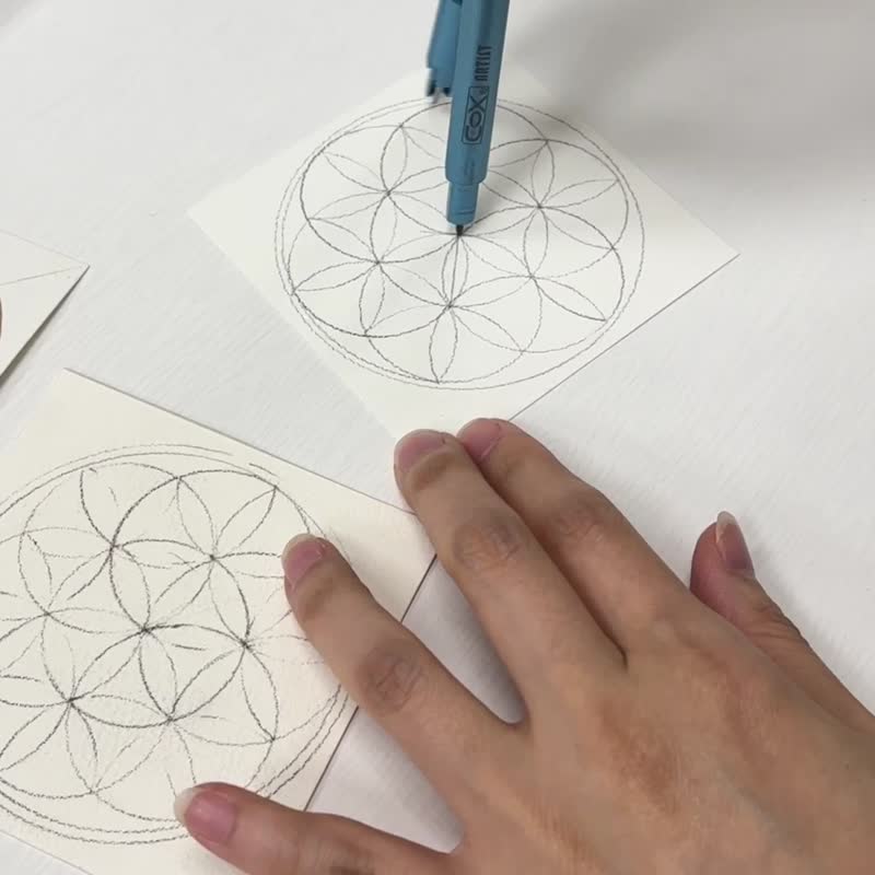 【掐丝珐琅】景泰蓝与生命之花_能量护身符体验课 - 金工/饰品 - 玻璃 